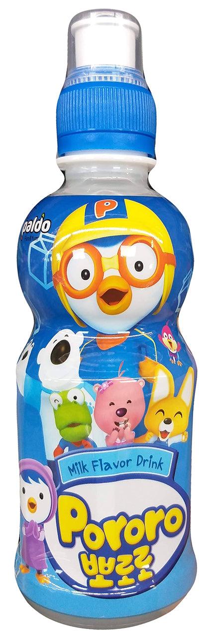 Paldo - Pororo Milk Flavored Drink, 7.95 Ounces, (1 Bottle) - Mighty Depot