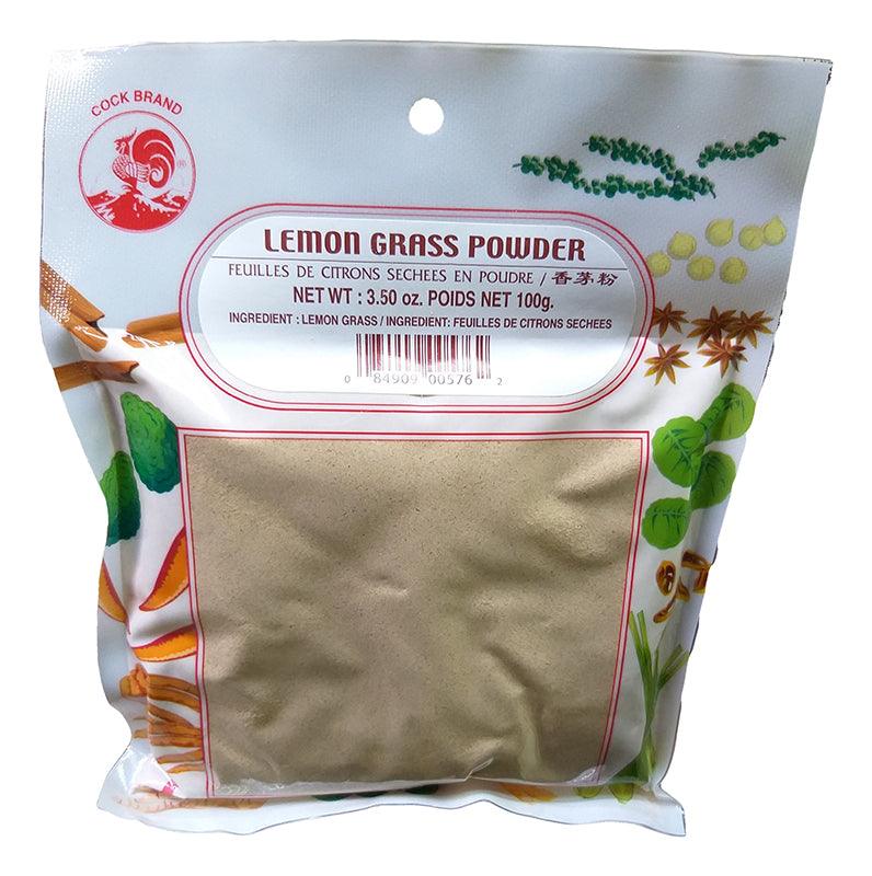 Cock Brand - Lemon Grass Powder, 3.5 Ounces, (1 Pouch) - Mighty Depot