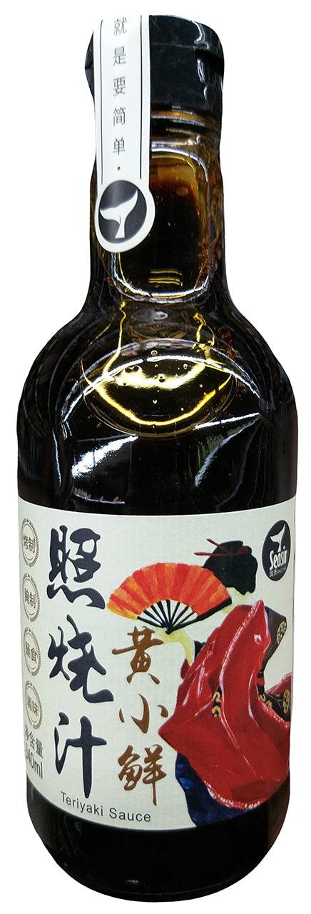 Seasir - Teriyaki Sauce, 11.5 Ounces, (1 Bottle) - Mighty Depot