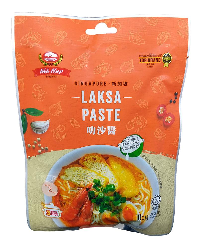 Woh Hup - Laksa Paste (Coconut Cream Powder), 3.7 Ounces, (1 Pouch) - Mighty Depot