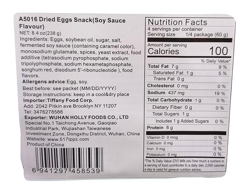 Bestore - Dried Eggs Snack (Soy Sauce), 8.4 Ounces, (1 Pouch) - Mighty Depot