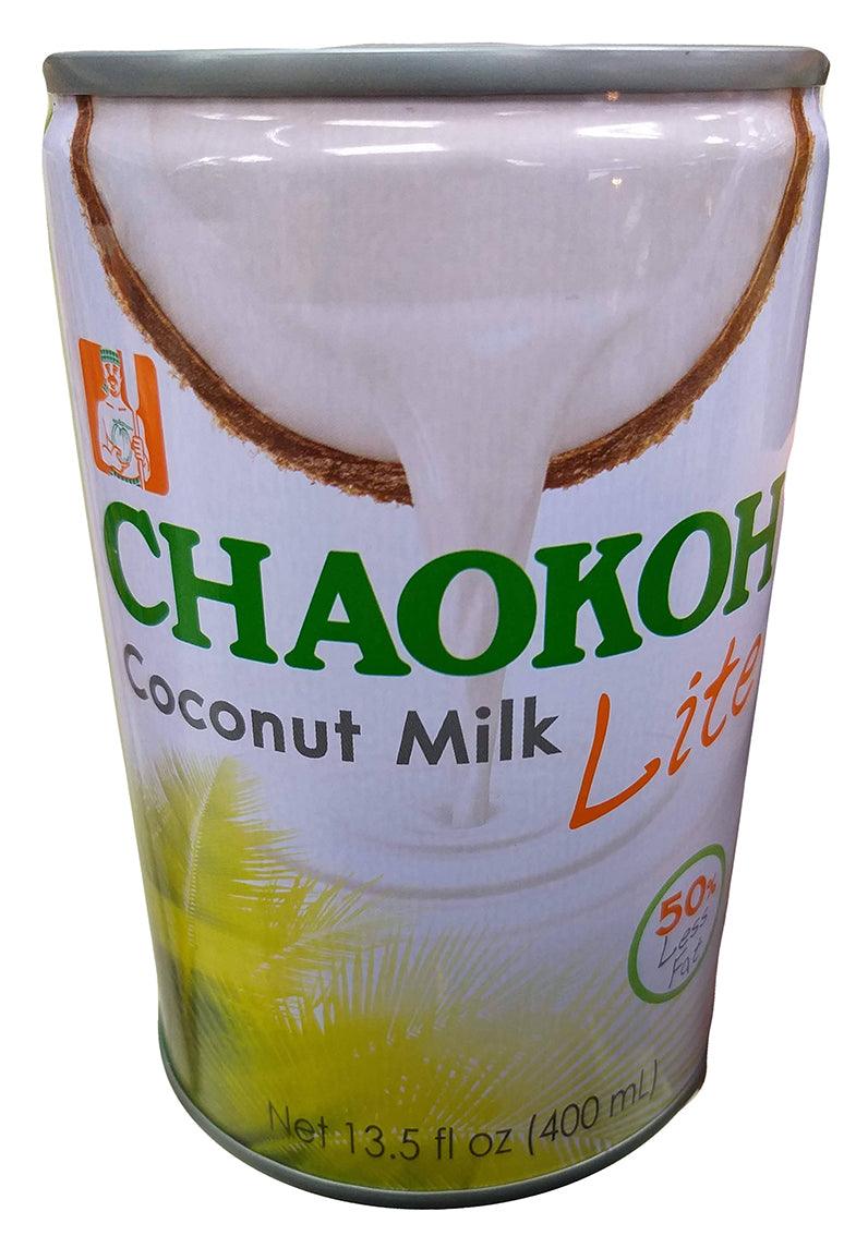Chaokoh - Coconut Milk (Lite), 13.5 Ounces, (1 Can) - Mighty Depot