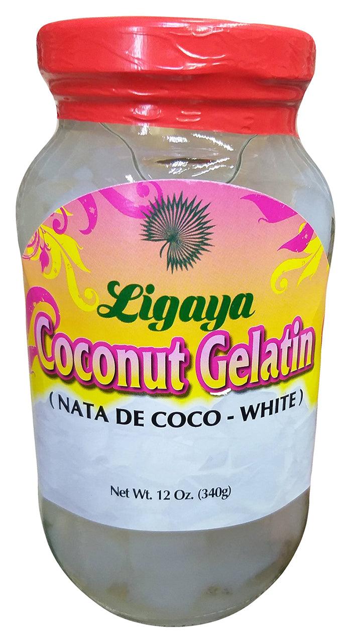 Ligaya - Coconut Gelatin, 12 Ounces, (1 Jar) - Mighty Depot