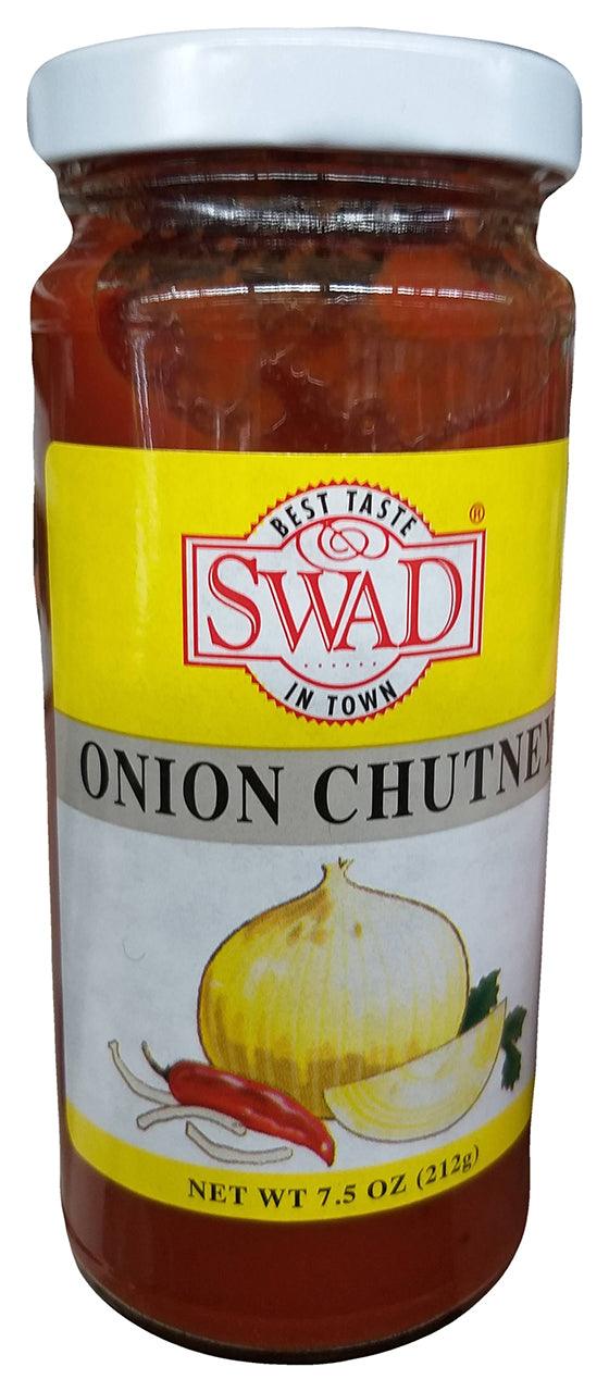 Swad - Onion Chutney, 7.5 Ounces, (1 Jar) - Mighty Depot