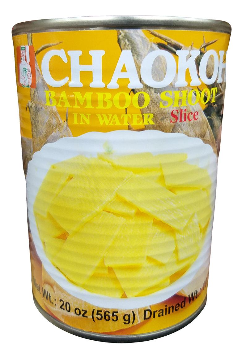 Chaokoh - Bamboo Shoot in Water (Sliced), 1.25 Pounds, (1 Can) - Mighty Depot