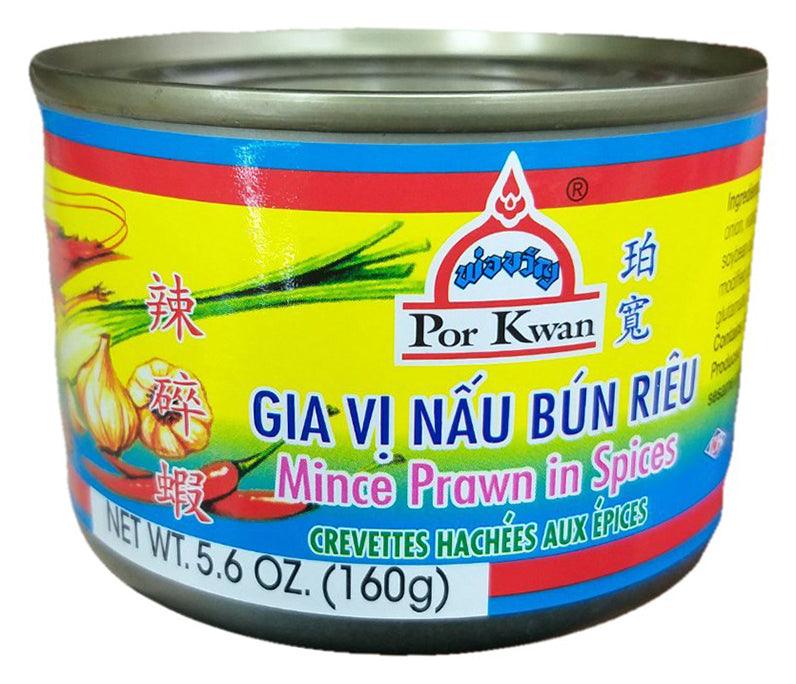 Por Kwan - Minced Prawn in Spice, 5.6 Ounces, (1 Can) - Mighty Depot