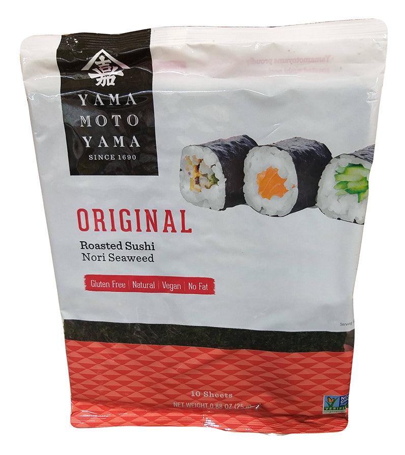 Yamamotoyama - Original Roasted Sushi Nori Seaweed, 0.88 Ounces, (1 Pouch) - Mighty Depot
