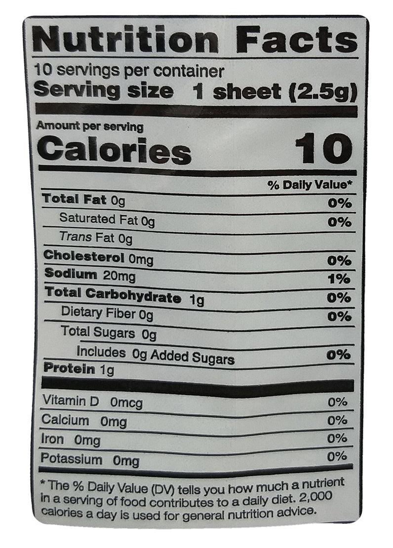 Yamamotoyama - Original Roasted Sushi Nori Seaweed, 0.88 Ounces, (1 Pouch) - Mighty Depot