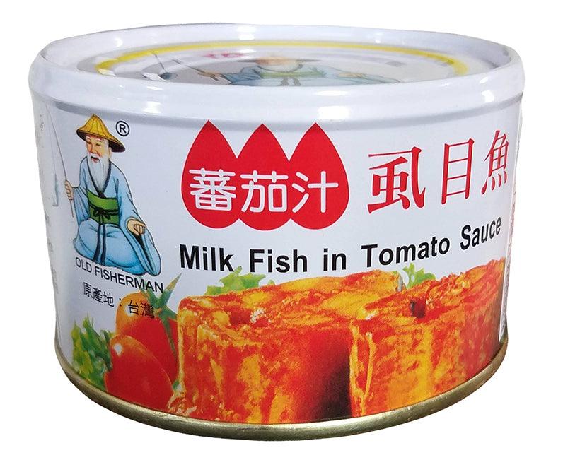Old Fisherman - Milk Fish in Tomato Sauce, 8 Ounces, (1 Can) - Mighty Depot