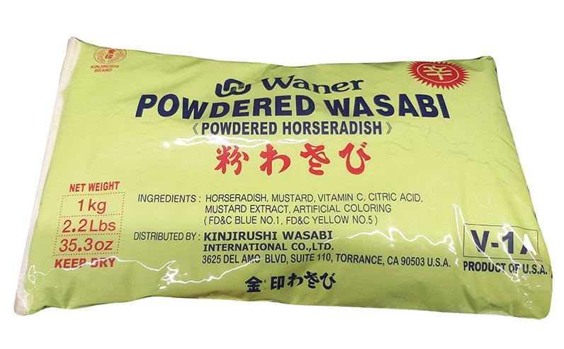 Kinjirushi Brand - Waner Powdered Wasabi, 2.2 Pounds, (1 Bag) - Mighty Depot