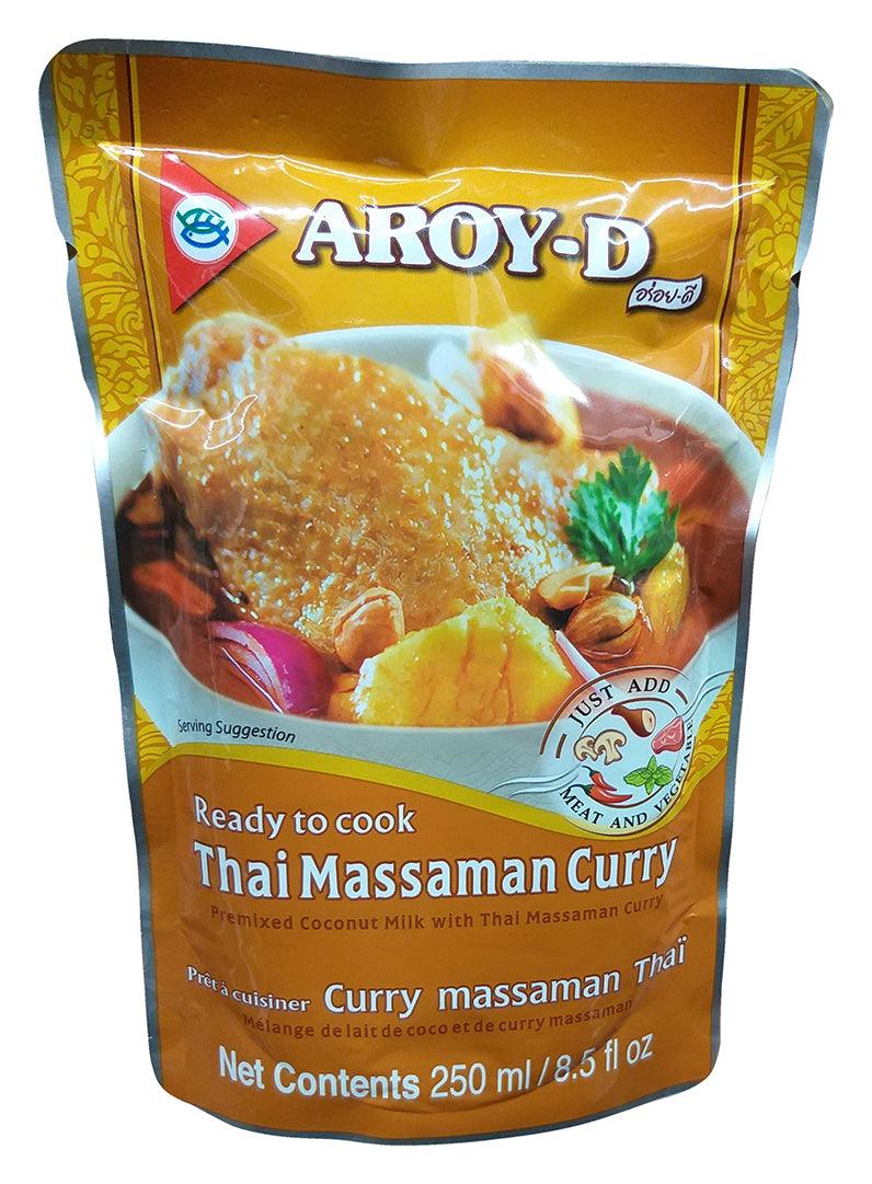 Aroy-D - Thai Massaman Curry, 8.6 Ounces, (1 Pouch) - Mighty Depot
