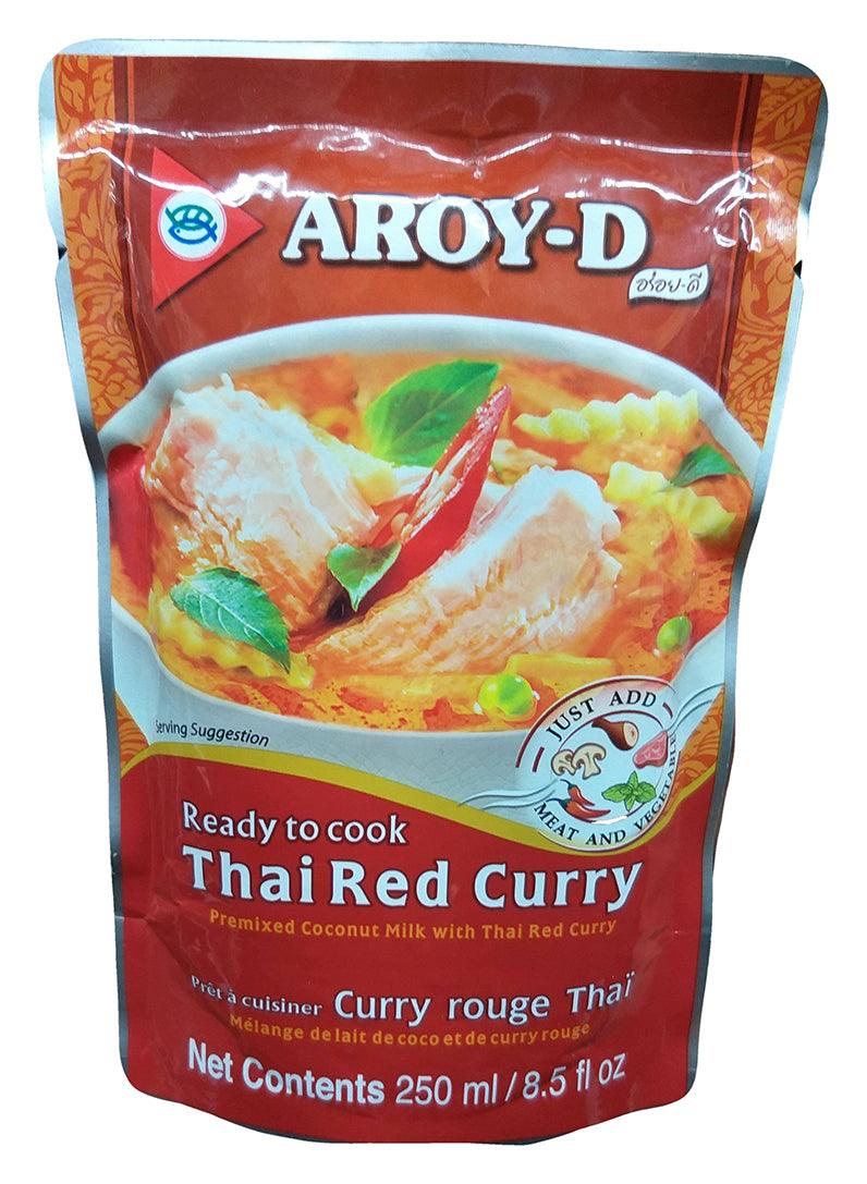 Aroy-D - Thai Red Curry, 8.5 Ounces, (1 Pouch) - Mighty Depot