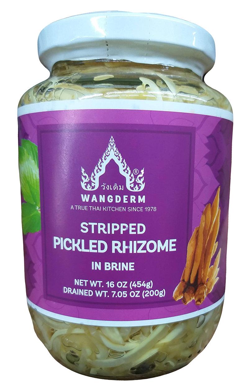 Wangderm - Stripped Pickled Rhizome in Brine, 1 Pound, (1 Jar) - Mighty Depot