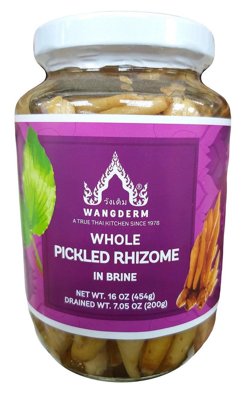 Wangderm - Whole Pickled Rhizome in Brine, 1 Pound, (1 Jar) - Mighty Depot