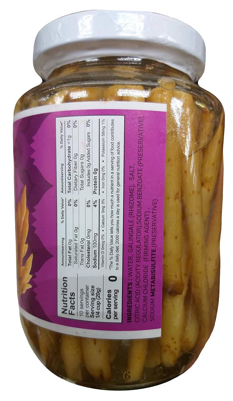 Wangderm - Whole Pickled Rhizome in Brine, 1 Pound, (1 Jar) - Mighty Depot