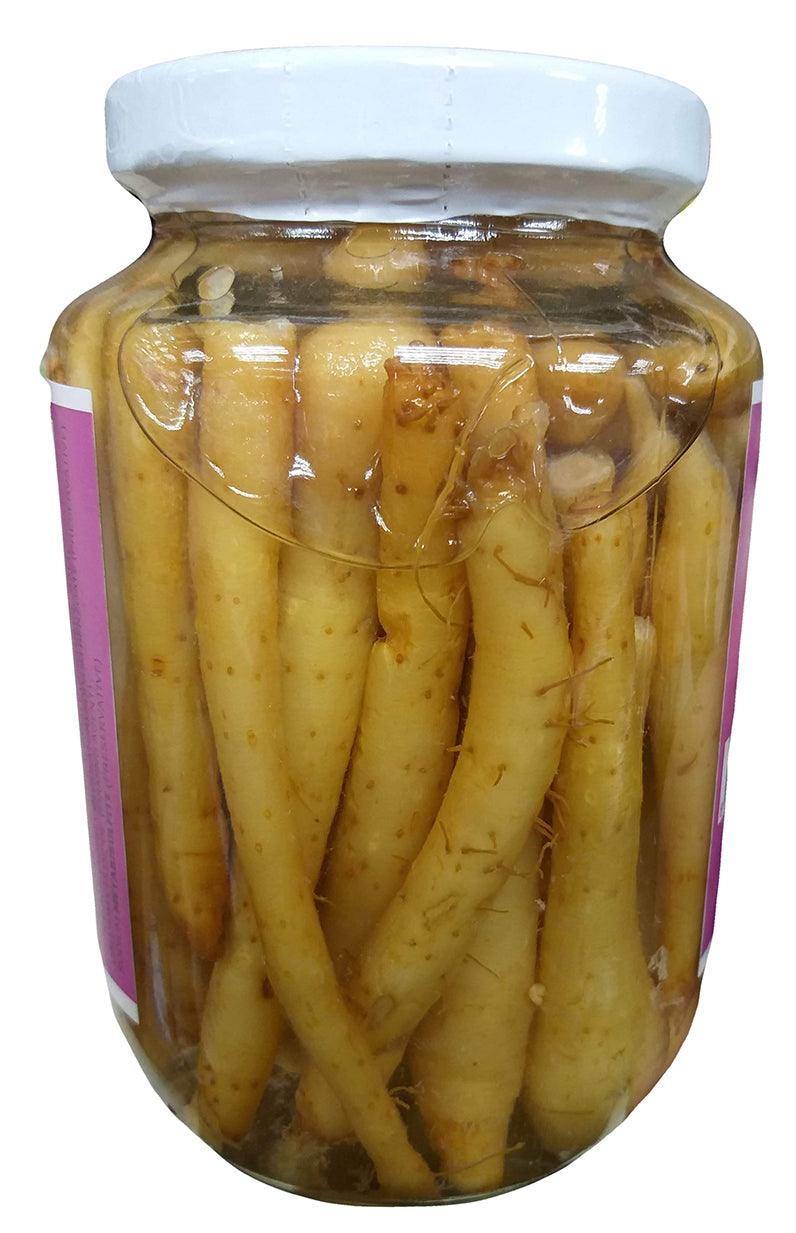 Wangderm - Whole Pickled Rhizome in Brine, 1 Pound, (1 Jar) - Mighty Depot