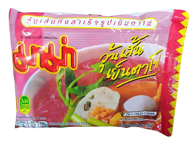 Mama - Instant Noodles Vermicelli Yentafo, 1.41 Ounces, (6 Packs) - Mighty Depot