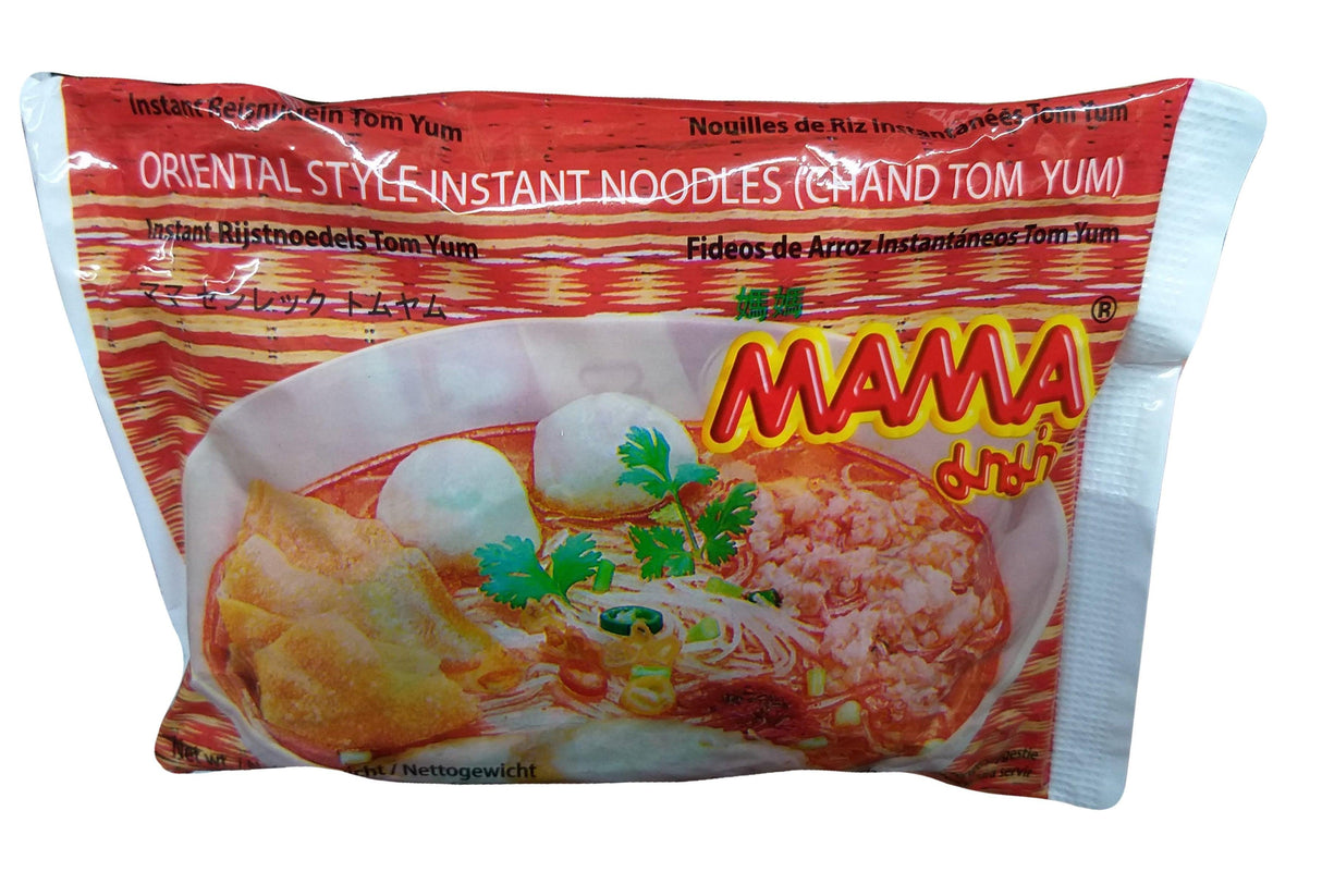 Mama - Oriental Style Instant Noodles (Chand Tom Yum), 1.94 Ounces, (6 Packs) - Mighty Depot