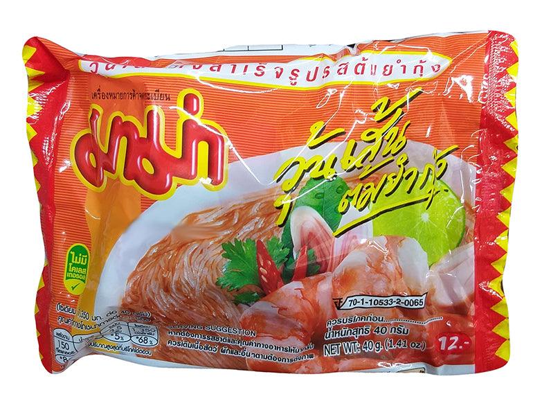 Mama - Instant Bean Vermicelli (Tom Yam Koong), 1.94 Ounces, (6 Packs) - Mighty Depot