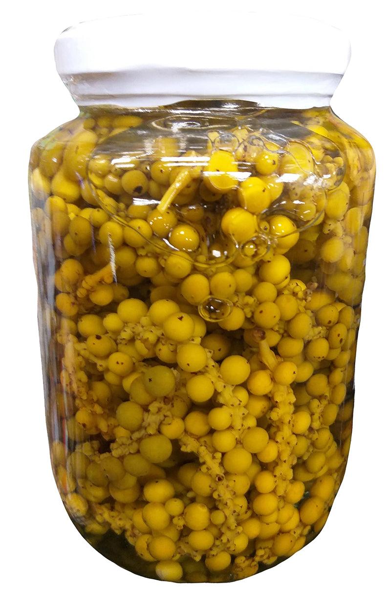 Three Deer Brand - Pickled Young Green Pepper in Brine, 1 Pound, (1 Jar) - Mighty Depot