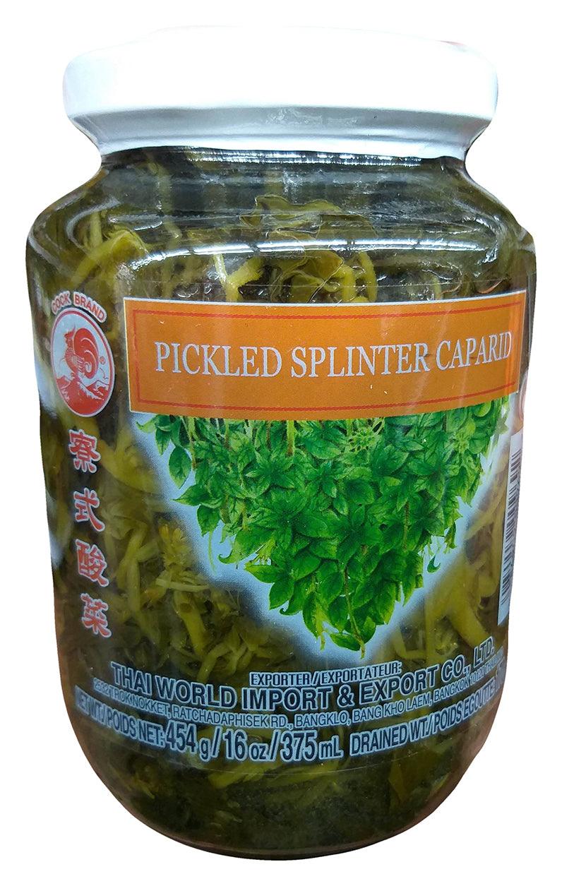 Cock Brand - Pickled Splinter Caparid, 1 Pound, (1 Jar) - Mighty Depot