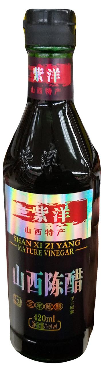 Shan Xi Zi Yang - Mature Vinegar, 14.2 Ounces (1 Bottle) - Mighty Depot