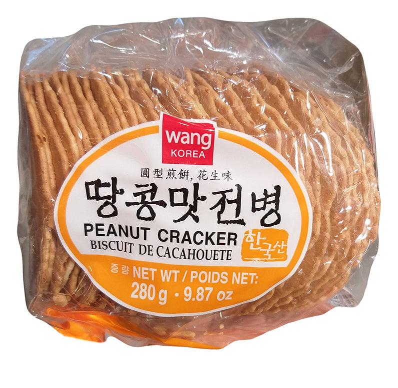 Wang Korea - Peanut Cracker, 9.87 Ounces (1 Bag) - Mighty Depot
