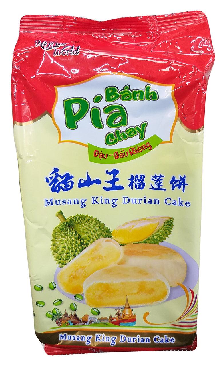 Bahn Pia Chay - Musang King Durian Cake, 10.5 Ounces, (1 Bag) - Mighty Depot