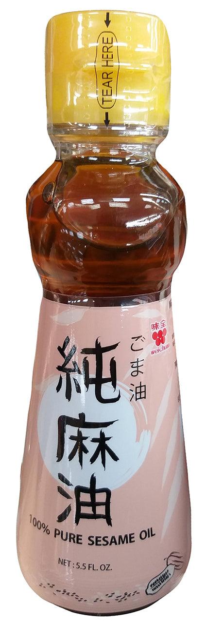 Wei Chuan - 100% Pure Sesame Oil, 5.5 Ounces, (1 Bottle) - Mighty Depot