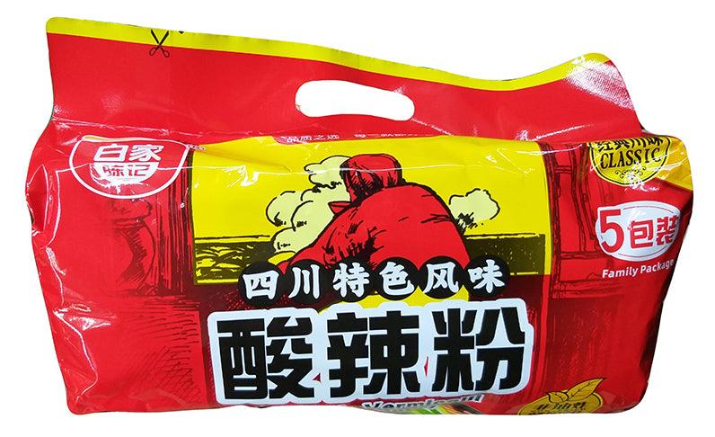 Baijia - Instant Vermicelli (Hot and Sour), 1.15 Pounds, (1 Bag) - Mighty Depot