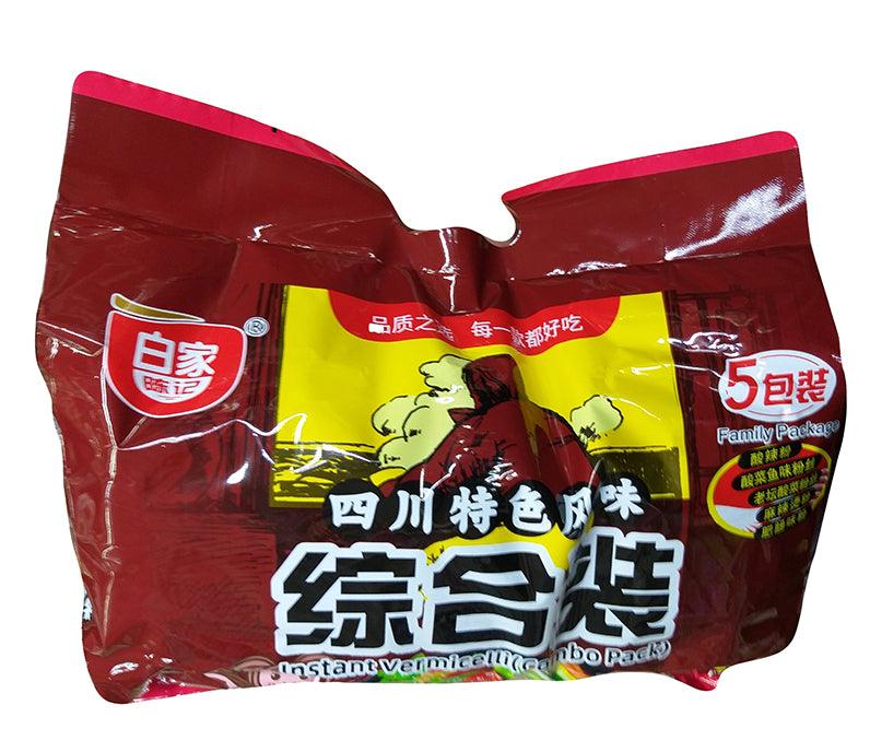 Baijia - Instant Vermicelli (Combo Pack), 1.15 Pounds, (1 Bag) - Mighty Depot