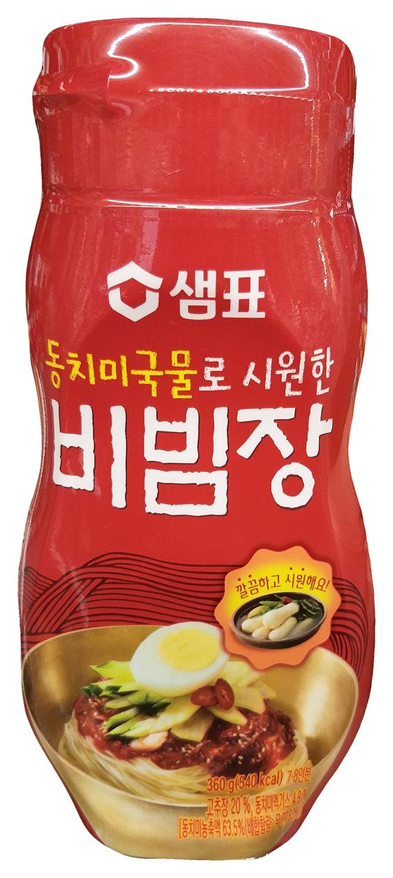 Sempio - Bibimjang Gochujang Sauce for Noodles (Spicy), 12.7 Ounces, (1 Bottle) - Mighty Depot