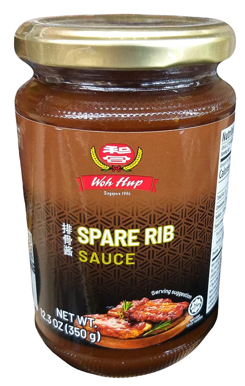 Woh Hup - Spare Rib Sauce, 12.3 Ounces, (1 Jar) - Mighty Depot