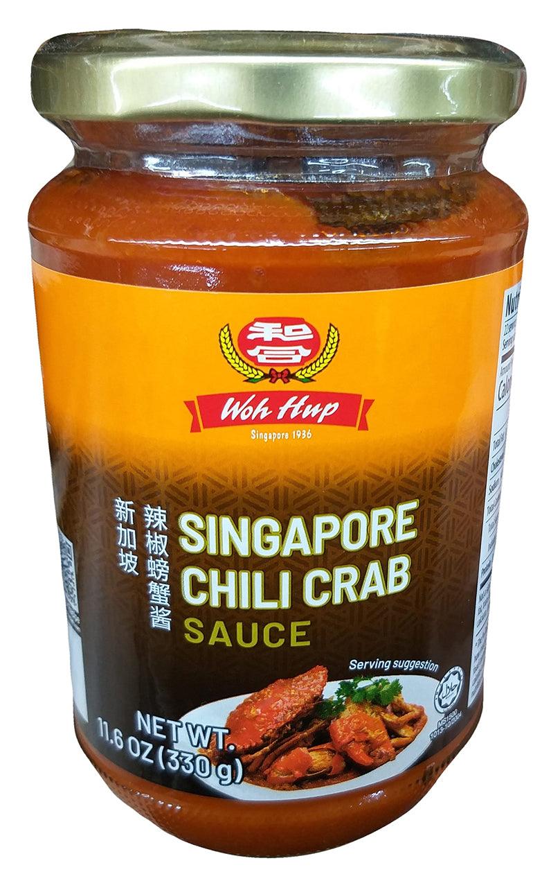 Woh Hup - Singapore Chili Crab Sauce, 11.8 Ounces, (1 Jar) - Mighty Depot