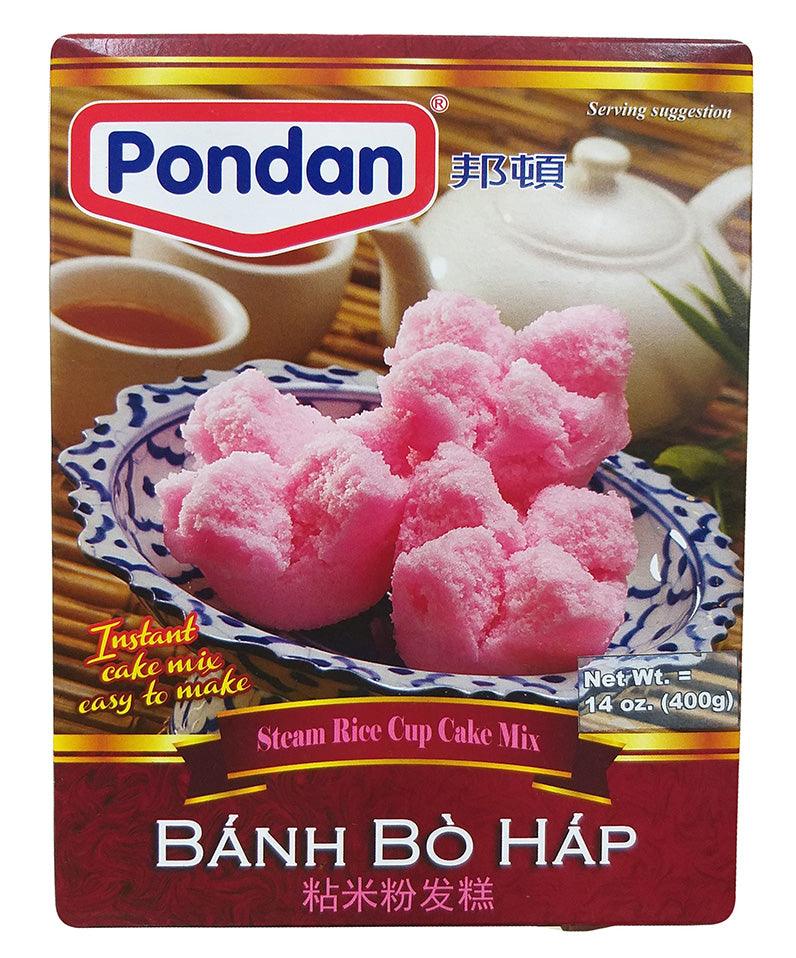 Pondan - Steam Rice Cup Cake Mix, 14 Ounces, (1 Box) - Mighty Depot