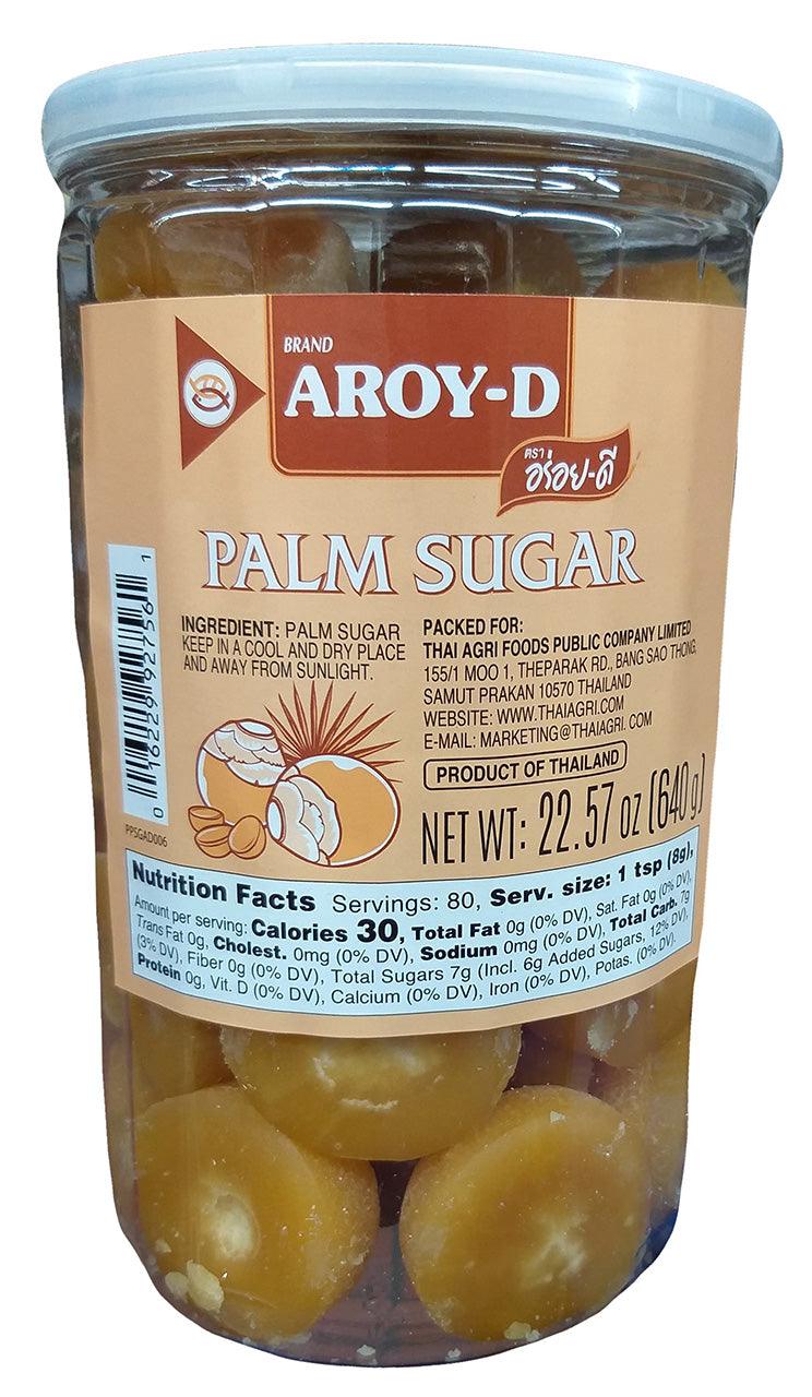 Aroy-D - Palm Sugar, 1.41 Pounds, (1 Jar) - Mighty Depot