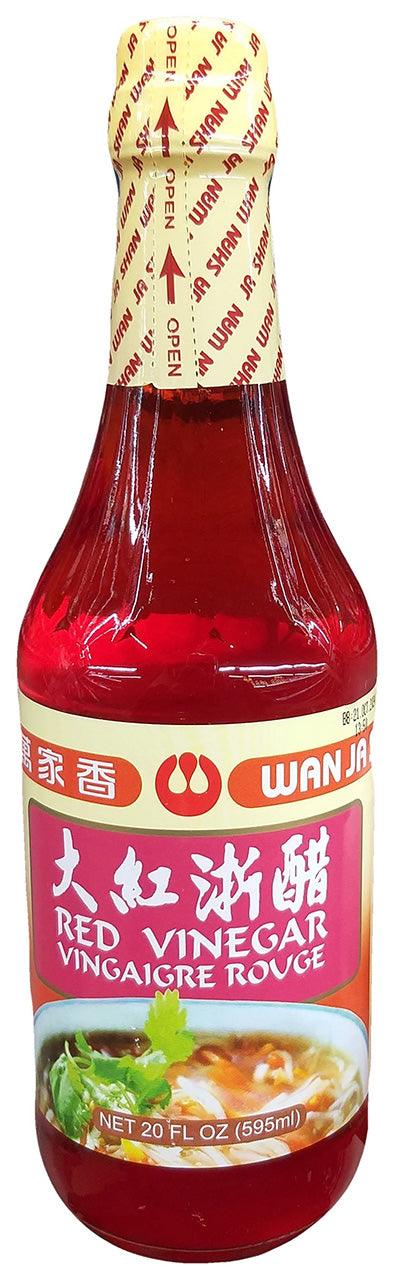 Wan Ja Shan- Red Vinegar, 1.25 Pounds, (1 Bottle) - Mighty Depot
