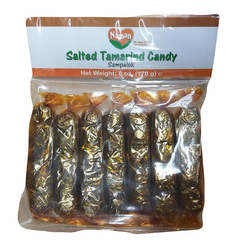 Naman - Salted Tamarind Candy, 6 Ounces, (1 Bag) - Mighty Depot