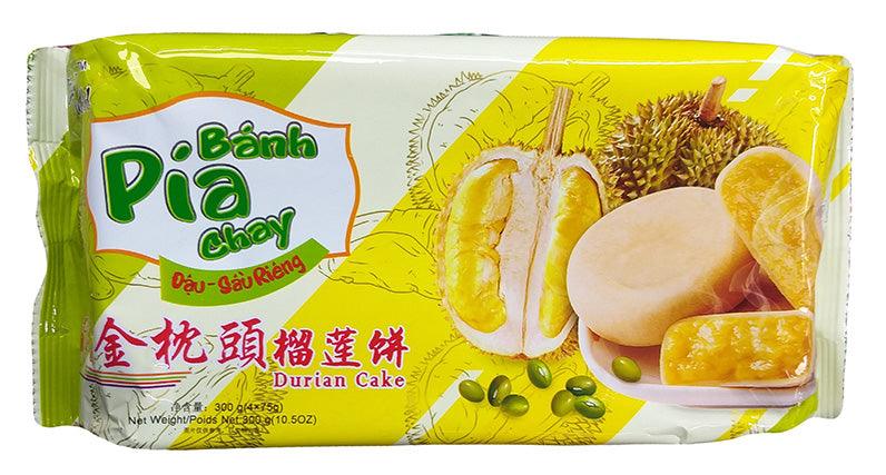 Bahn Pia Chay - Durian Cake, 10.5 Ounces, (1 Bag) - Mighty Depot