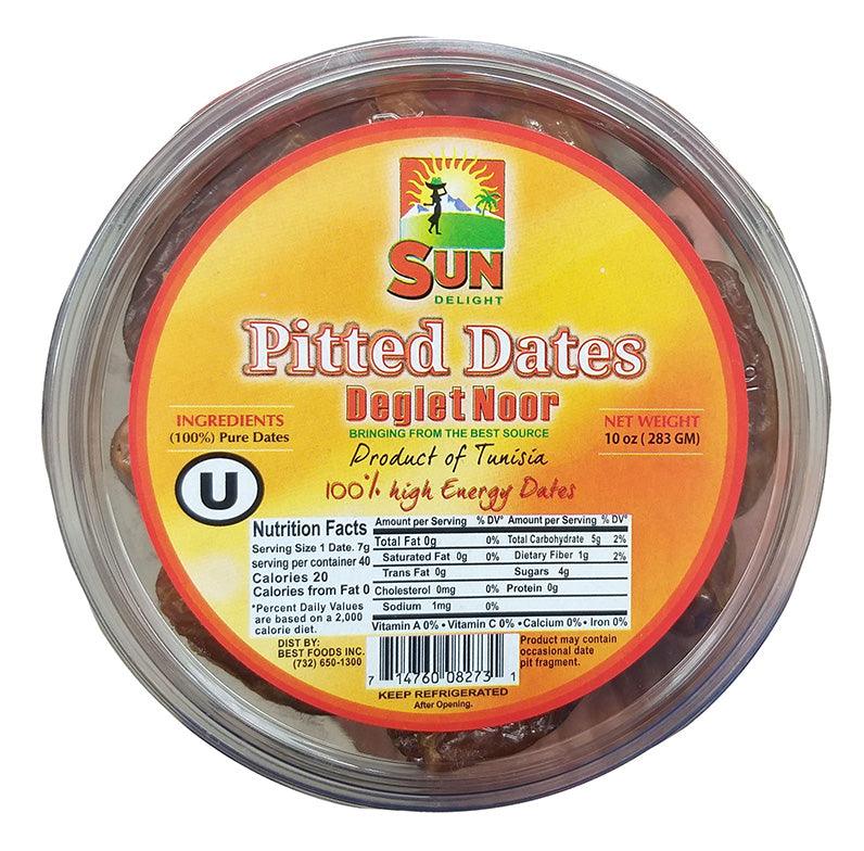 Sun Delight - Pitted Dates, 10 Ounces, (1 Pack) - Mighty Depot