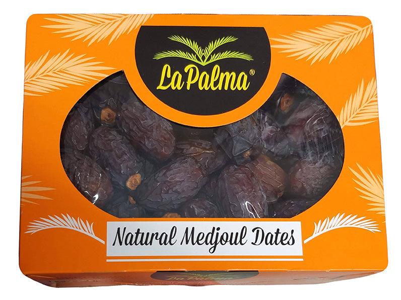 La Palma - Natural Medjool Dates, 2.2 Pounds, (1 Box) - Mighty Depot