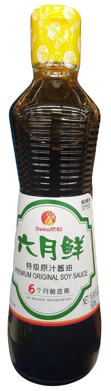 Shinho - Premium Original Soy Sauce, 1.05 Pounds, (1 Bottle) - Mighty Depot