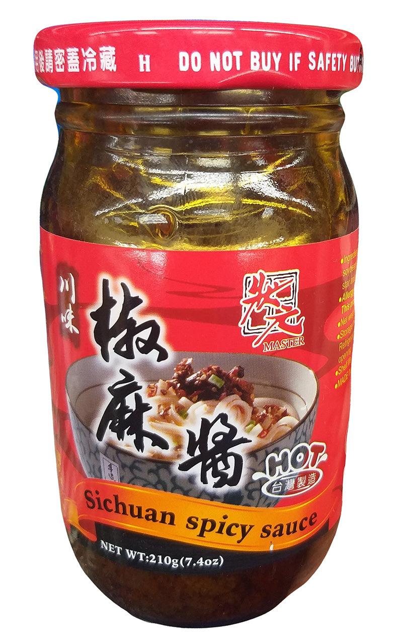 Master - Sichuan Spicy Sauce, 7.4 Ounces, (1 Jar) - Mighty Depot