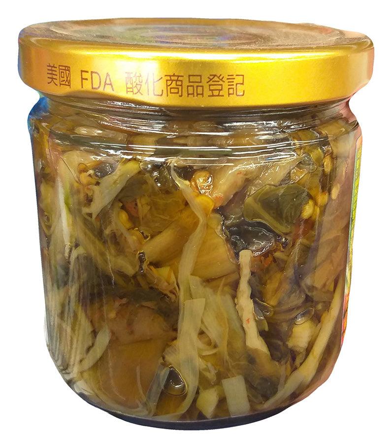 Kweichow - Mustard Bamboo Shoot with Chili in Oil, 7.4 Ounces, (1 Jar) - Mighty Depot