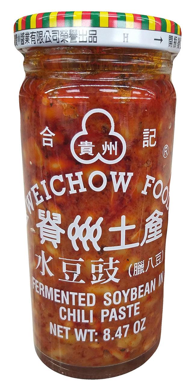 Kweichow - Fermented Soybean in Chili Paste, 8.47 Ounces, (1 Jar) - Mighty Depot