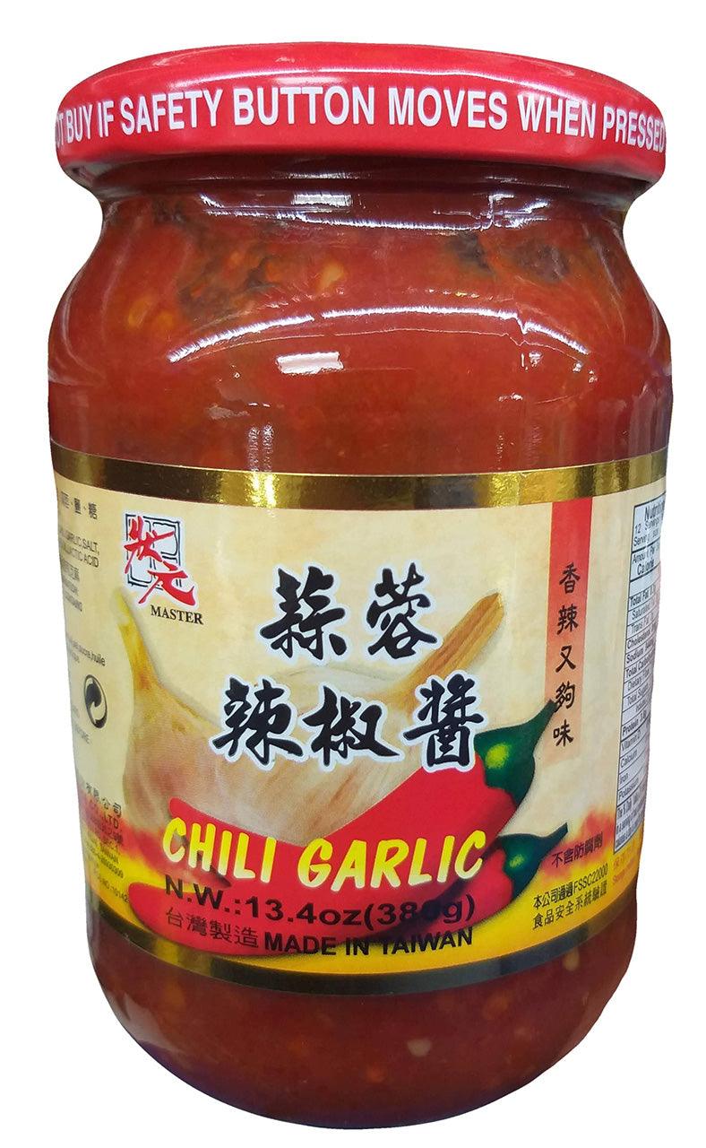 Master - Chili Garlic, 13.4 Ounces, (1 Jar) - Mighty Depot