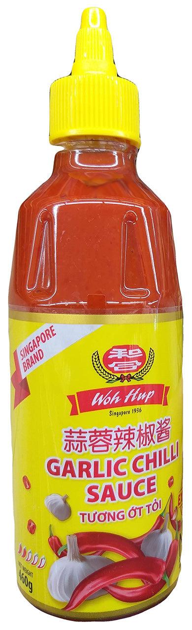 Woh Hup - Garlic Chili Sauce, 1 Pound, (1 Bottle) - Mighty Depot