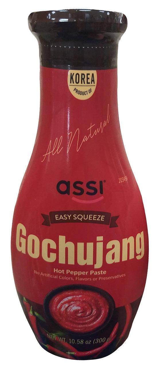 Assi - Gochujang Hot Pepper Paste, 10.58 Ounces, (1 Bottle) - Mighty Depot