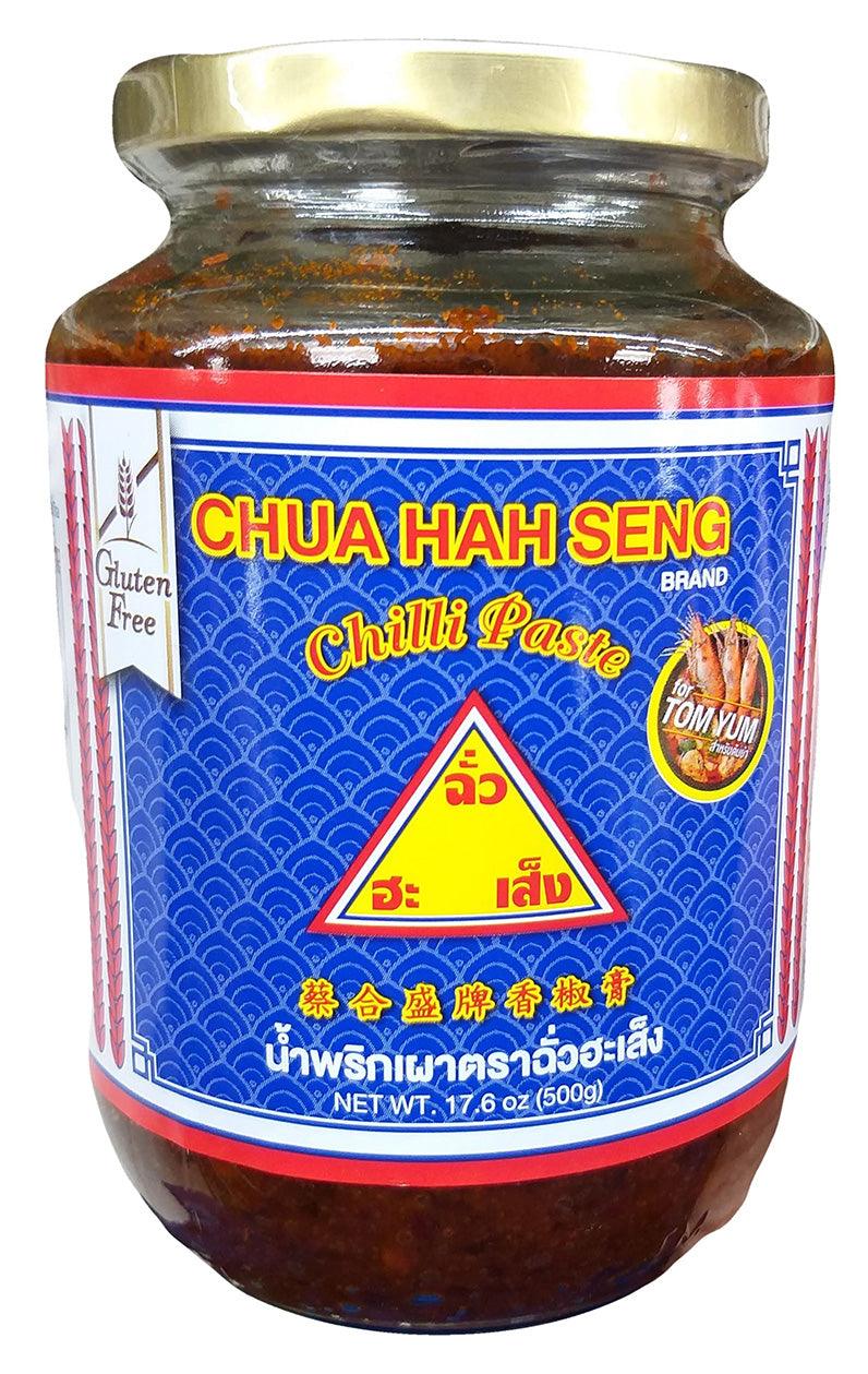 Chua Hah Seng - Chili Paste (Tom Yum), 1.1 Pounds, (1 Jar) - Mighty Depot