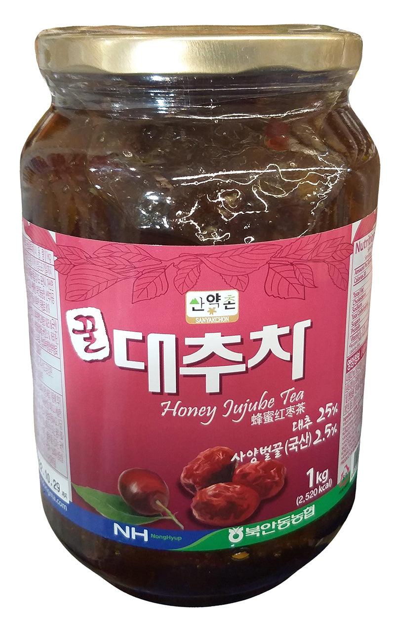 Sanyakchon - Honey Jujube Tea, 2.2 Pounds, (1 Jar) - Mighty Depot